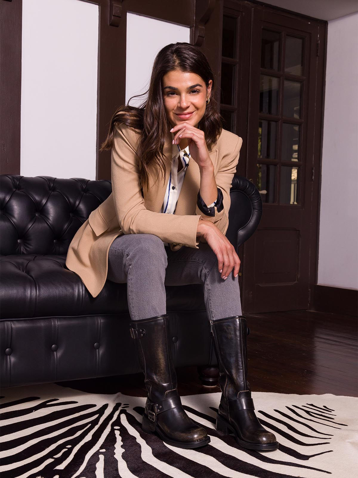 Bota Mujer Moulins Negro Azaleia