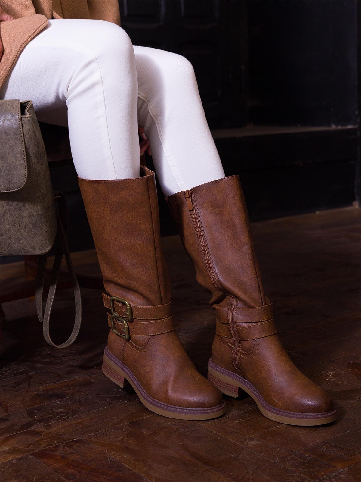 Bota Mujer Ales Café Azaleia