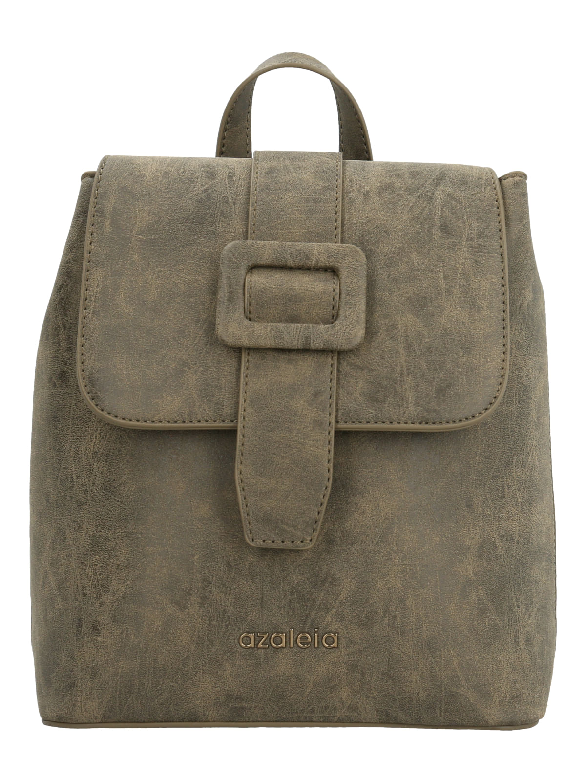 Mochila Mujer Ales Backpack Verde Oliva Azaleia