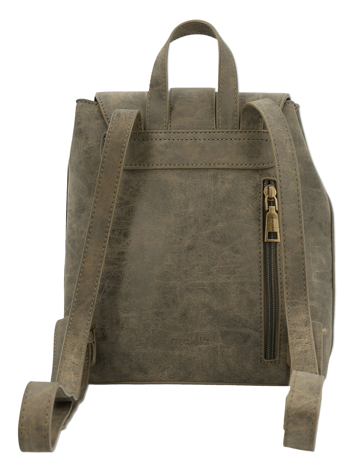 Mochila Mujer Ales Backpack Verde Oliva Azaleia