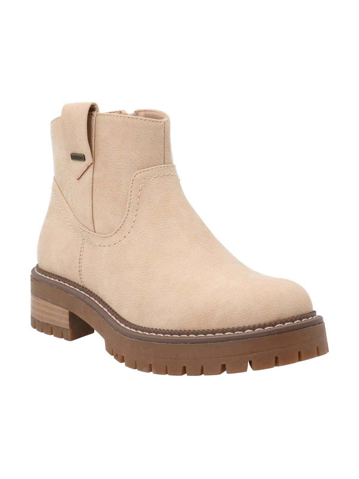 Botin Mujer Chaya Beige  Azaleia