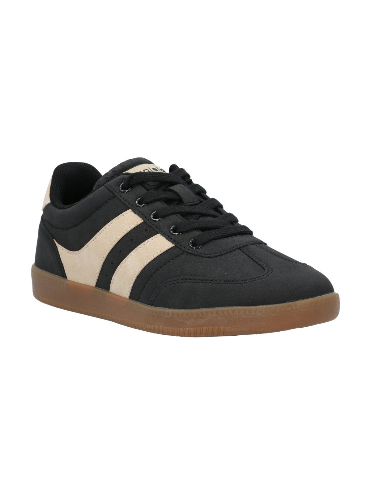 Zapatilla Mujer Gera Negro Beige Azaleia