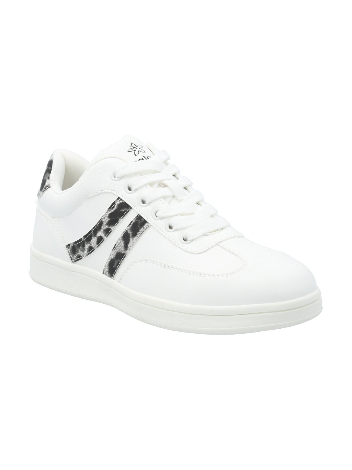 Zapatilla Mujer Adiela Blanco Animal Print Azaleia