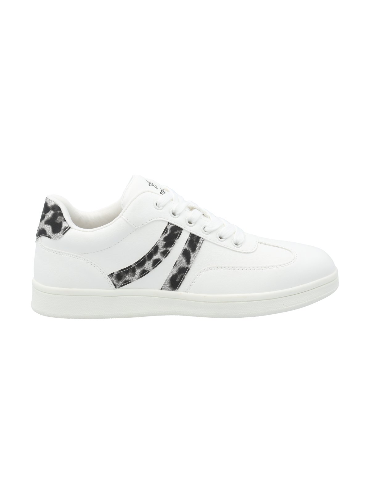 Zapatilla Mujer Adiela Blanco Animal Print Azaleia