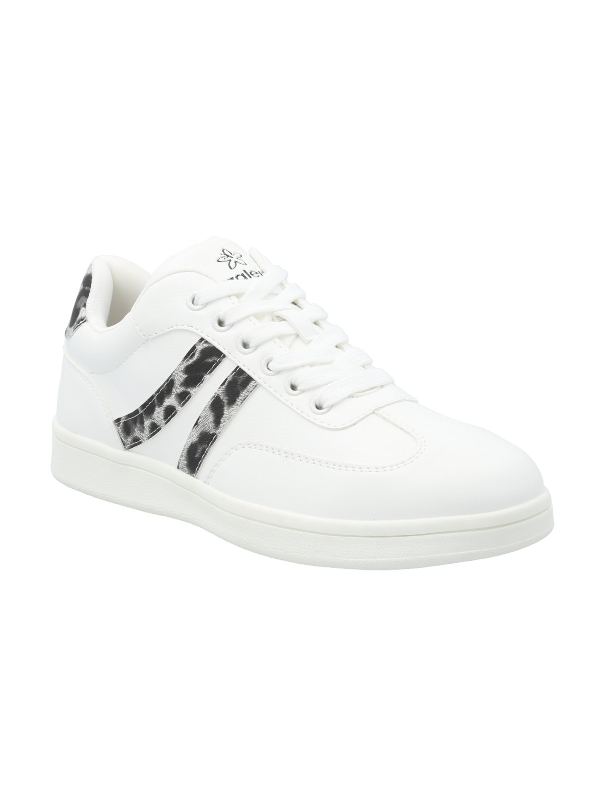 Zapatilla Mujer Adiela Blanco Animal Print Azaleia