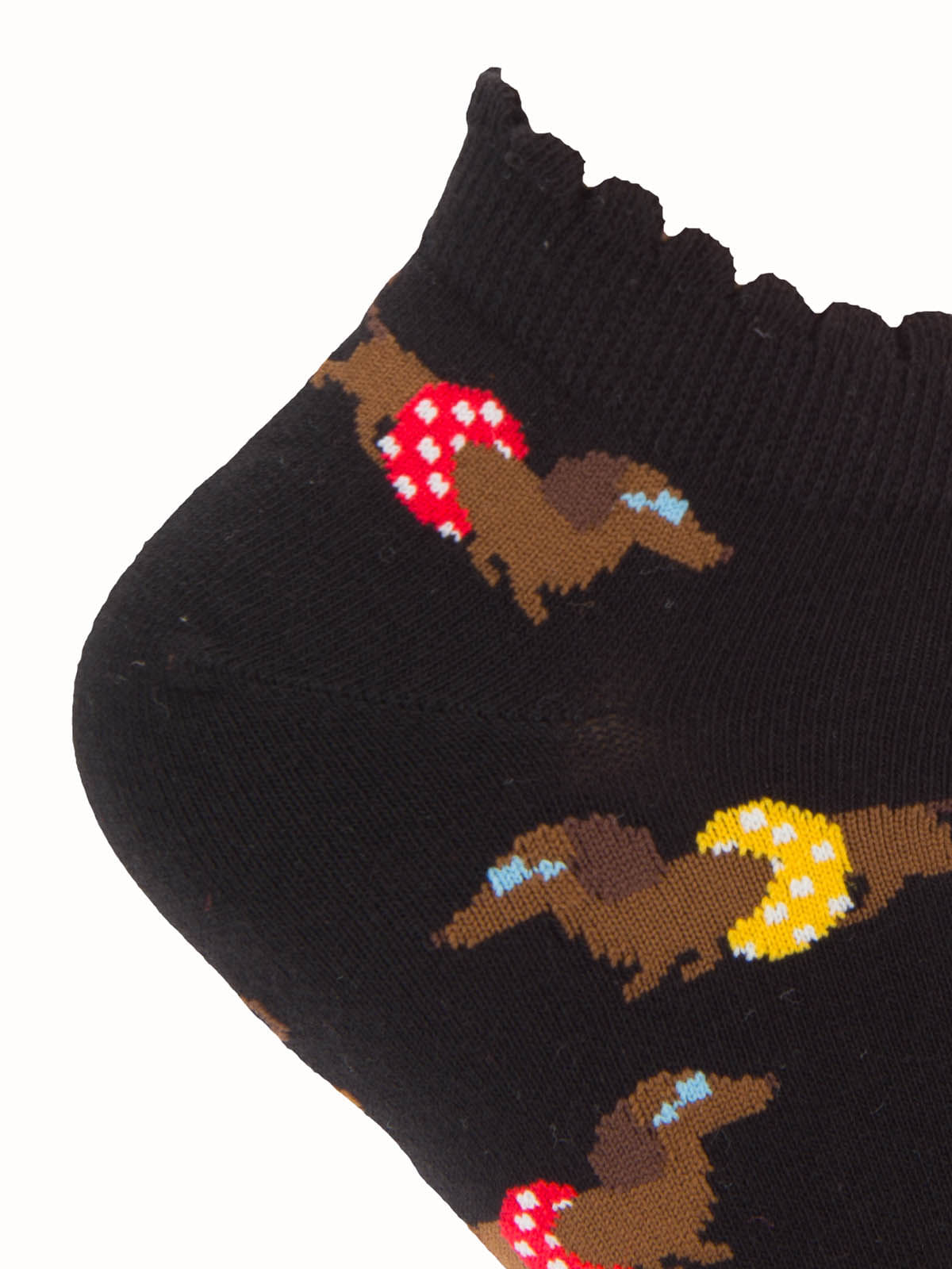 Calcetín Algodón Mujer Ped St Swimdog Negro Azaleia